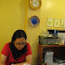 Tiny Kitchen staff provides reading materials while you wait for your order