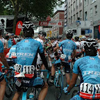 The Trek - Marco Polo Cycling Team at the start of the Sparkassen Giro in Bochum (Germany). (Photo: Francis Cerny)