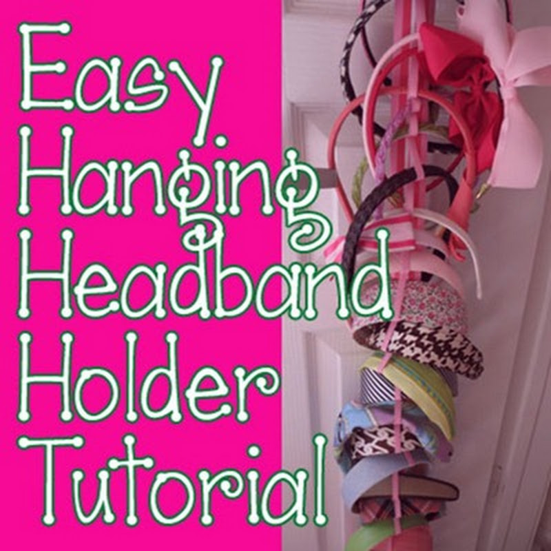 Hello Kirsti: Hanging Headband Holder Tutorial