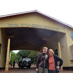 An der Einfahrt zur Ngorongoro Conservation Area