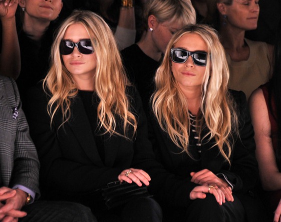 Ashley Olsen J Mendel Front Row Fall 2012