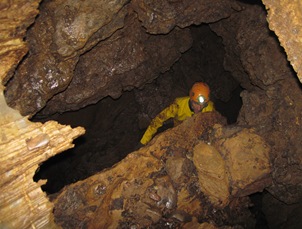 Grotte du Moulin-de eerste tien meter: mooi