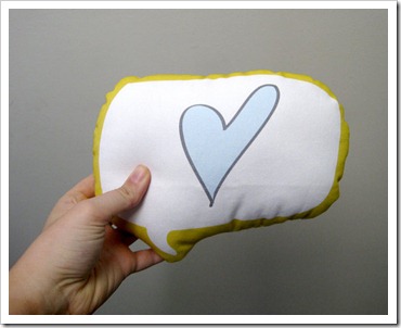 YellowHeartArt pillow YellowHeartArt pillow