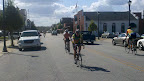 Cycle NC 2011 - downtown Plymouth, NC finish line.