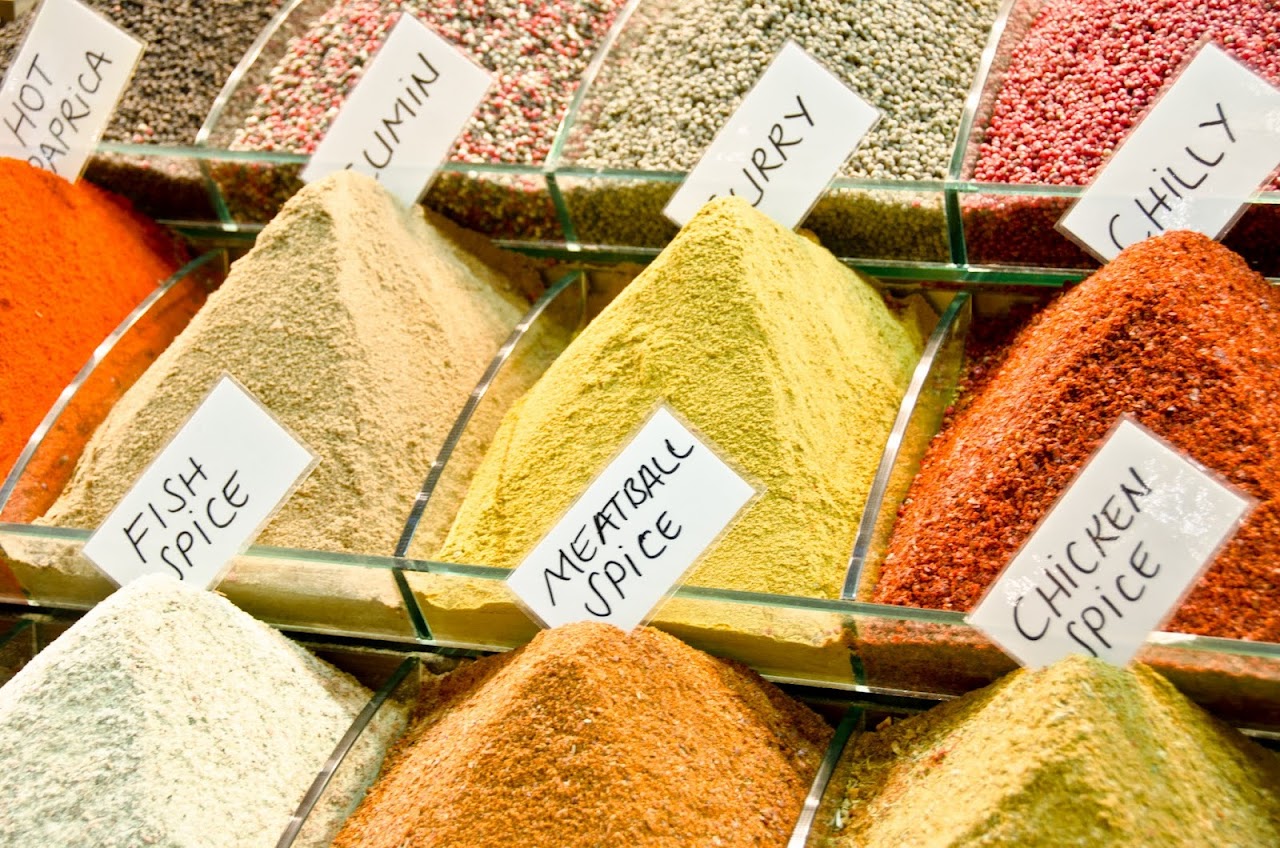 Spices at Istanbul Spice Bazaar