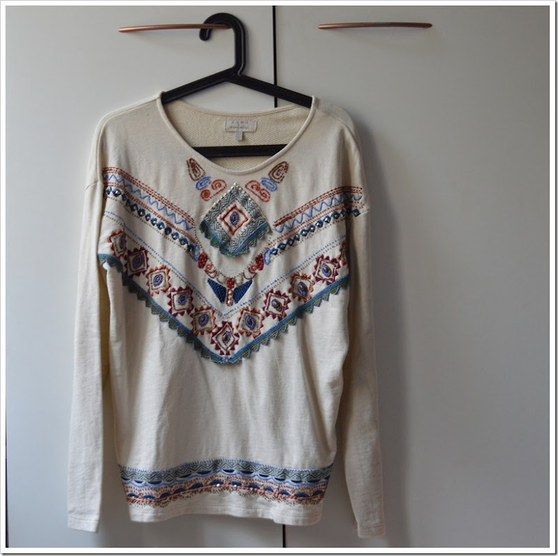 Zara Hippie Sweatshirt, Zara Sweatshirt, Zara hoodies, Zara sale sweatshirt, Hippie style, Isabel Marant Style, Isabel Marant inspired