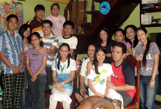 February 7: Benedict Gutierrez with sister, mother and cousin