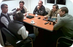 Juan Pablo de Jesús en reunión con miembros de la Federación  Argentina de Medicina General