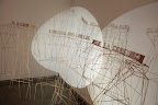 Matching Funds arteBA Zurich: MALBA: la instalación Montaña (el momentodel derrumbe revela puntos clave de la construcción), de Claudia Fontes.