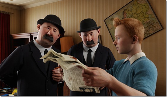 (L to R) THE ADVENTURES OF TINTIN: THE SECRET OF THE UNICORN (L to R) THE ADVENTURES OF TINTIN: THE SECRET OF THE UNICORN