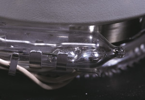 This close up of a tiny Mercury switch is just one of many items that contains mercury that is often tossed to the wayside. (Photo provided by Missouri Department of Natural Resources)