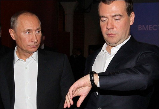Президент РФ и премьер-министр РФ провели встречу с избирателями