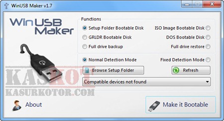 Membuat USB Flash Disk Bbootable - WinUSB Maker Membuat USB Flash Disk Bbootable - WinUSB Maker