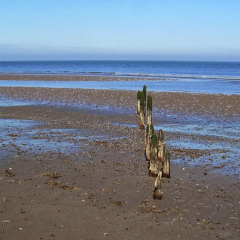 the beach at Titchwell