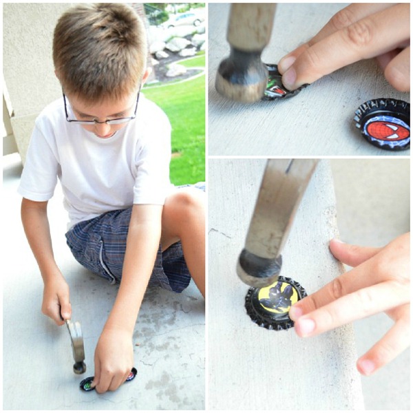 Bottle Cap Zipper Pull Tutorial Collage Bottle Cap Zipper Pull Tutorial Collage