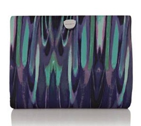 KM oversized printed clutch