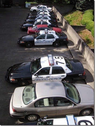 IMG_3753 Salem Police Cars at the Vern W. Miller Civic Center in Salem, Oregon on September 17, 2006