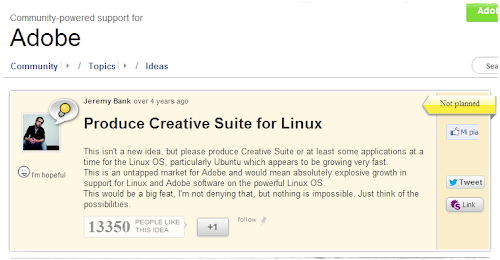 Adobe Creative Suite in Linux