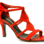 Mirella camoscio rosso - tacco 7,5 cm<br />
n. 38-39