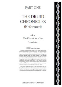 Cover of Reformed Druids's Book Anthology 01 Chronicles Of The Foundation