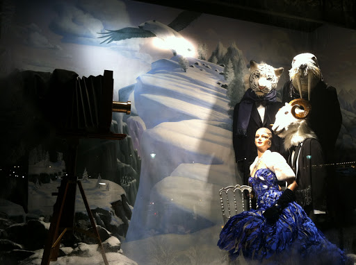 Even the less ornate windows at Bergdorf's were unique and beautiful. Here, animals are dressed in dapper tuxes.