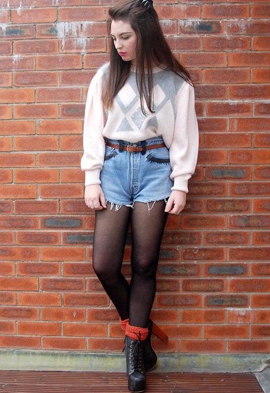 Vintage Pink Angora Jumper, £35, Batoko Vintage Pink Angora Jumper, £35, Batoko