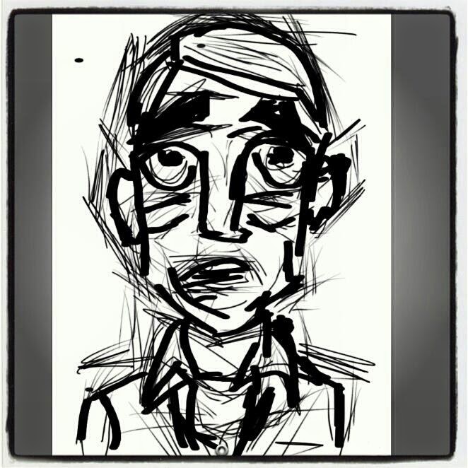 The hard working man – original edition – WAKIM's Drawing