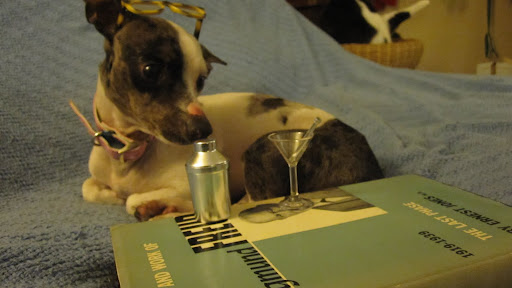Pepper and I had some good times.   We discussed Freudian analysis over mini martinis (virgin, of course). 
First, she sniffed...