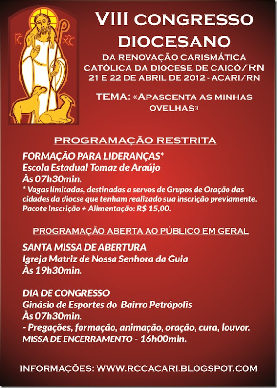 Congresso Diocesano da RCC Caicó