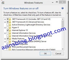 Windows8 - Windows Features Windows8 - Windows Features