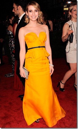 Emma Roberts Stole The Show In This Sunshine Yellow Dress