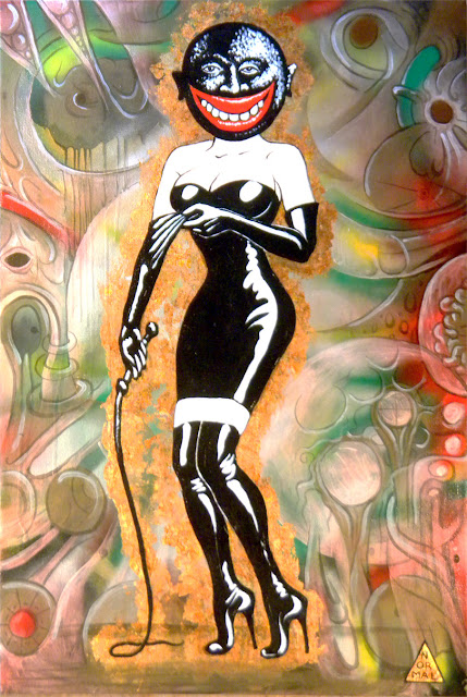 "Mistress, May I?"<br />
Acrylic on Canvas, 24" x 36" (61 x 91.5 cm)<br />
2011