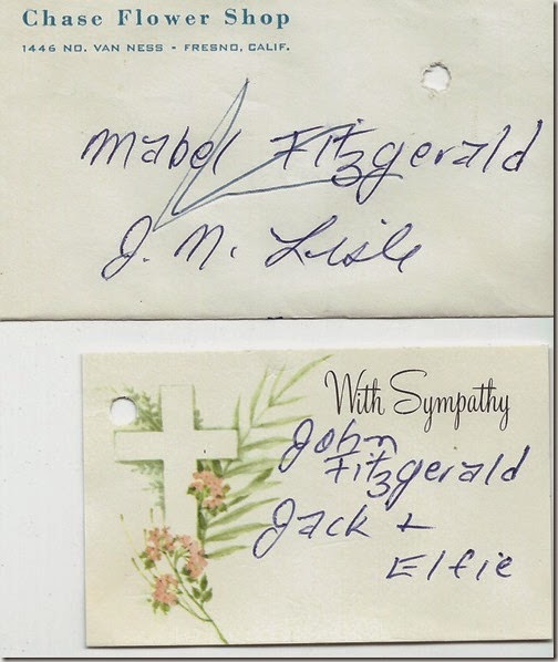 Flower card John Fitzgerald