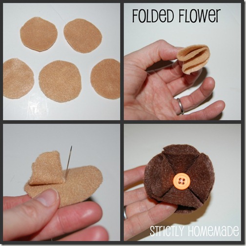 Folded Flower collage