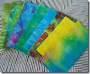 hand dyed eighths  group