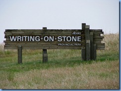 1816 Alberta - Writing-On-Stone Provincial Park sign 1816 Alberta - Writing-On-Stone Provincial Park sign