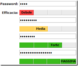 Microsoft Password checker efficacia delle password