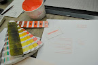When mixing colors, it's important to do several tests.