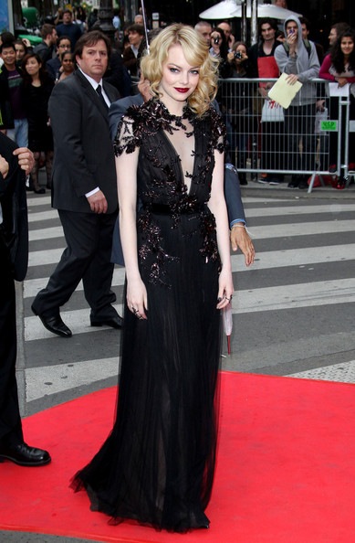 Emma Stone Paris premiere Emma Stone Paris premiere