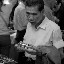 Shanghai - Pets market - L'homme au criquet