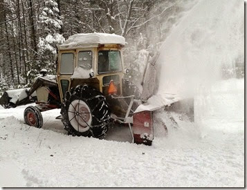 Snow blowing Snow blowing