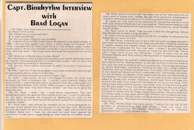 Having a conversation with Brad Logan.