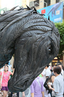 Close up of the horse