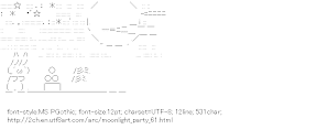 [AA]Moonlight party