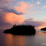 Ellingson Island at Sunset / Split Rock Lighthouse State Park / Minnesota