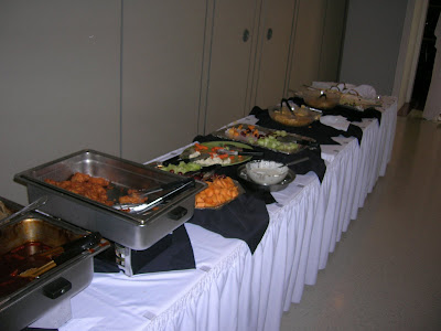 Appetisers at the Reception