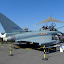 A display model of a Eurofighter Typhoon.