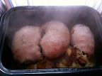 pig stomachs!