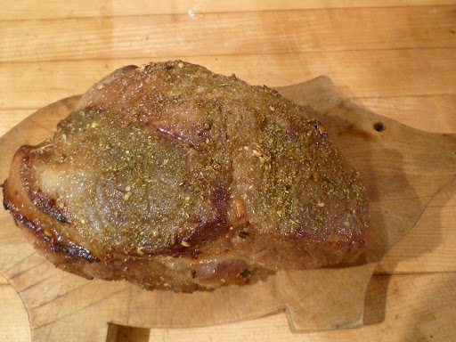 Apple and Maple Brined Roast Pork Shoulder