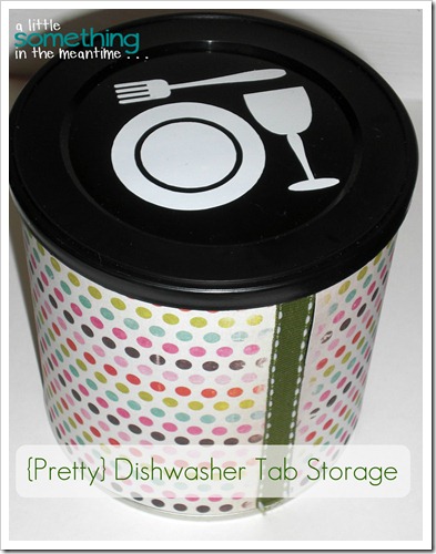 Dishwasher Tab Storage Project Gallery